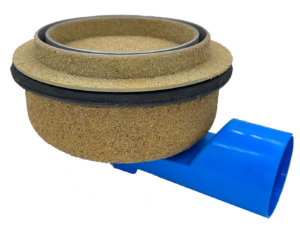 RVS terrazzo doucheput