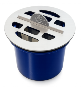 reukslotadapter met haarfilter