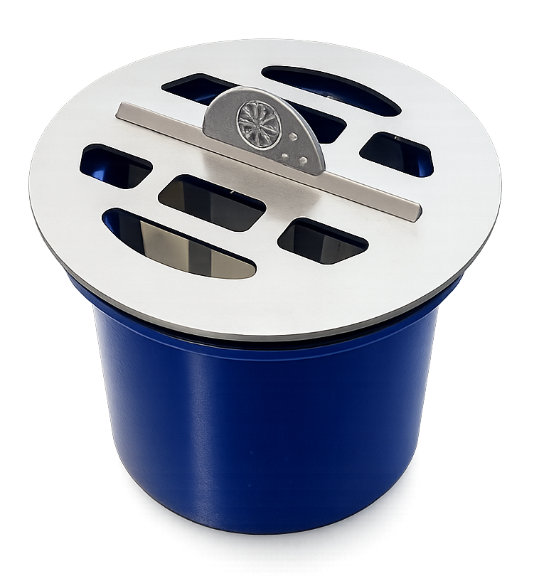 reukslotadapter met haarfilter